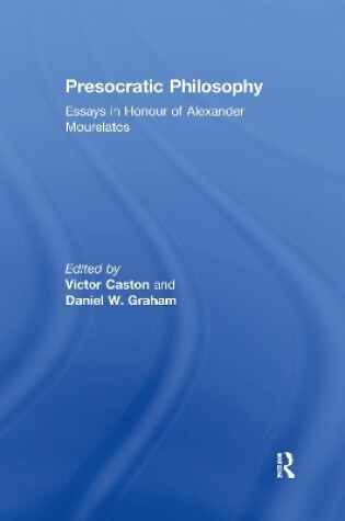 Cover of Presocratic Philosophy