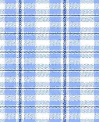 Cover of Blue White Plaid Tartan School Composition Book To Write In Notes 130 Pages
