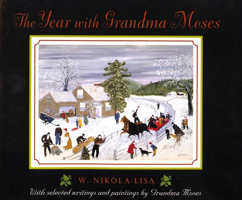 Book cover for The Year with Grandma Moses