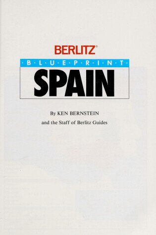 Cover of Berlitz Blueprint Spain