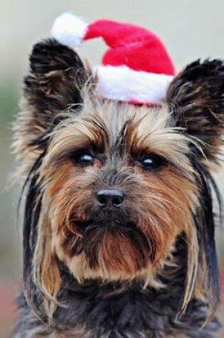 Cover of Dog Wearing a Santa Hat Journal