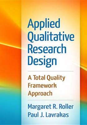 Book cover for Applied Qualitative Research Design