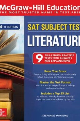 Cover of McGraw-Hill Education SAT Subject Test Literature, Fourth Edition