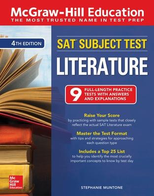 Book cover for McGraw-Hill Education SAT Subject Test Literature, Fourth Edition