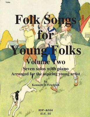 Book cover for Folk Songs for Young Folks, Vol. 2 - viola and piano