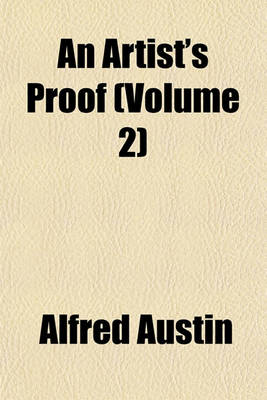 Book cover for An Artist's Proof (Volume 2)