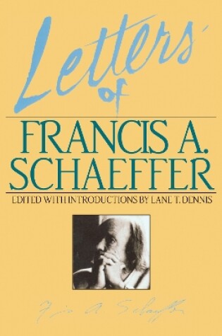 Cover of Letters of Francis A. Schaeffer