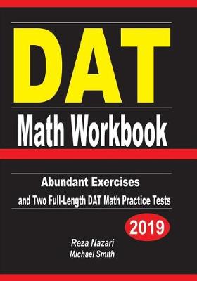 Book cover for DAT Math Workbook