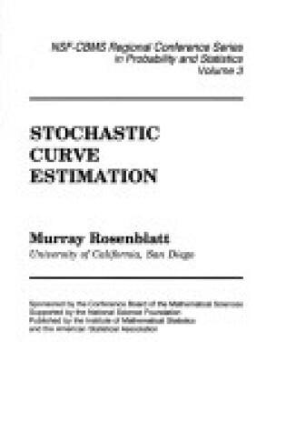 Cover of Stochastic Curve Estimation