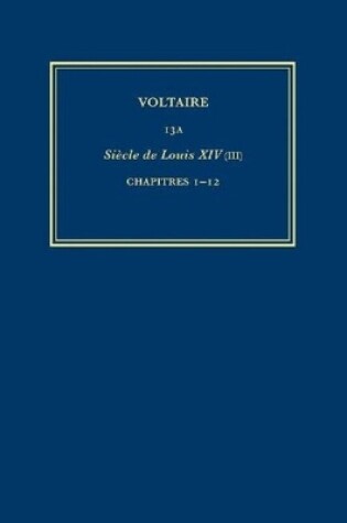 Cover of Complete Works of Voltaire 13A