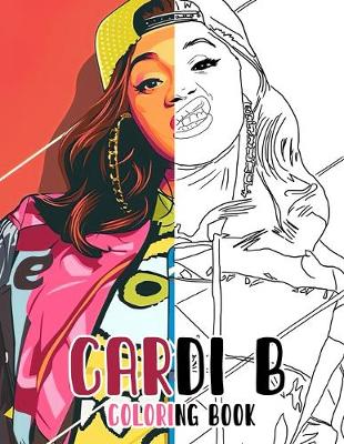 Book cover for Cardi B Coloring Book