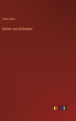 Book cover for Schott von Grünstein