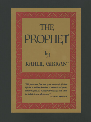 Book cover for The Prophet