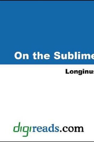 Cover of On the Sublime