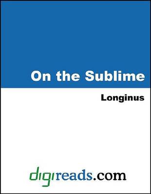 Cover of On the Sublime