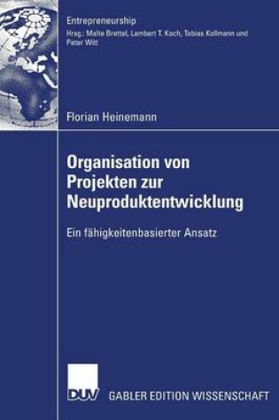 Cover of Organisation von Projekten der Neuproduktentwicklung