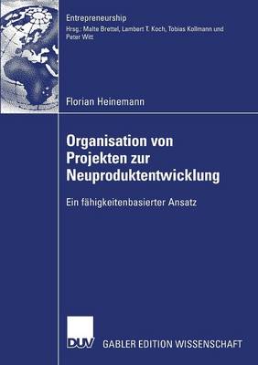 Cover of Organisation von Projekten der Neuproduktentwicklung