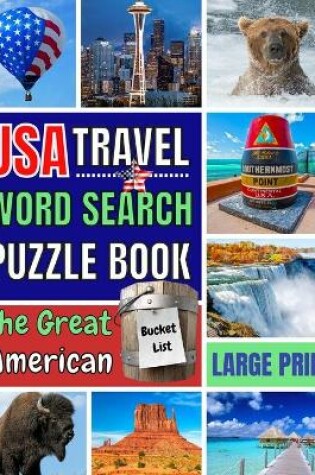 Cover of USA Travel Word Search Puzzle Book