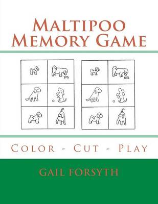 Book cover for Maltipoo Memory Game