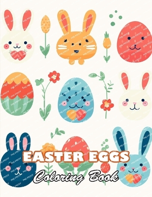 Book cover for Easter Eggs Coloring Book for Kids