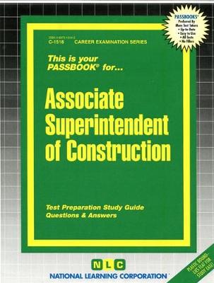 Book cover for Associate Superintendent of Construction