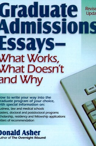 Cover of Graduate Admissions Essays