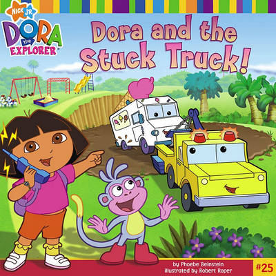 Book cover for Dora and the Stuck Truck