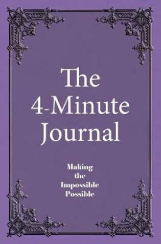 Cover of The 4-Minute Journal - Dated Deluge Purple