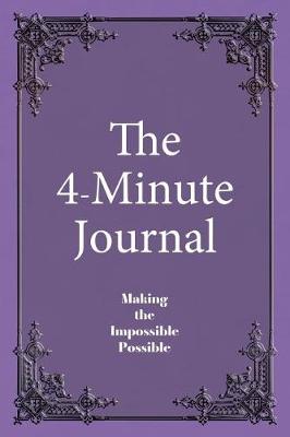 Book cover for The 4-Minute Journal - Dated Deluge Purple