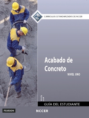 Book cover for Concrete Finishing Level 1 Trainee Guide in Spanish (International Version)