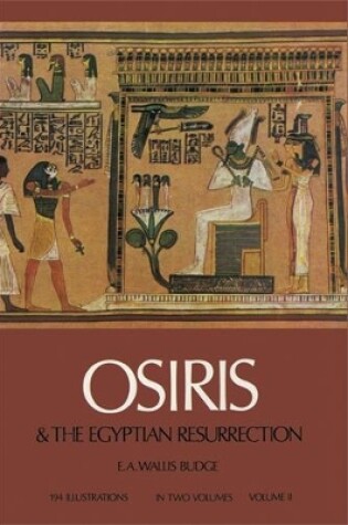 Cover of Osiris and the Egyptian Resurrection: v. 2