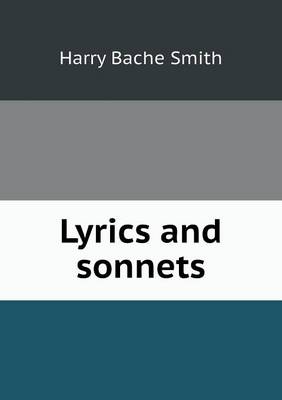Book cover for Lyrics and sonnets