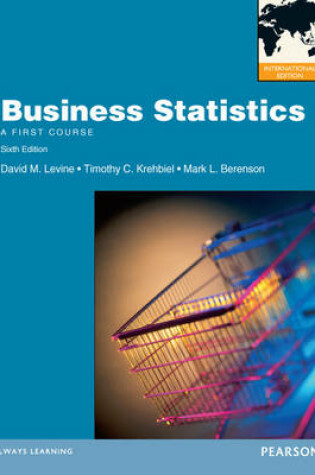 Cover of MyMathLab Global Student Access Code Card for Business Statistics: A First Course: International Editions