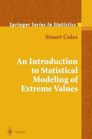 Cover of An Introduction to Statistical Modeling of Extreme Values