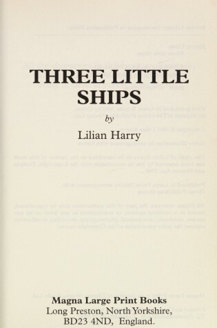 Cover of Three Little Ships