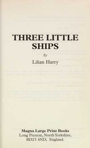 Book cover for Three Little Ships