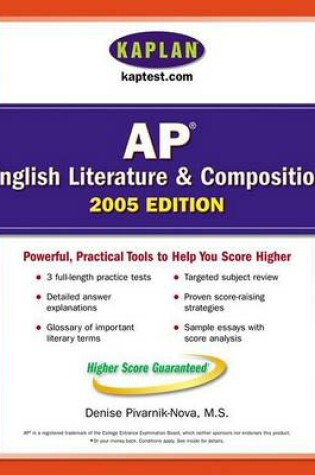 Cover of Kaplan AP English Literature and Composition 2005