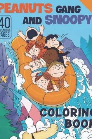 Cover of Peanuts Gang And Snoopy Coloring Book Vol1