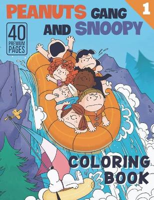 Book cover for Peanuts Gang And Snoopy Coloring Book Vol1