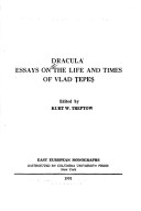 Cover of Dracula Essays