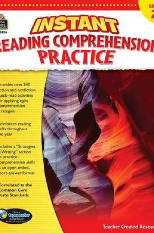 Cover of Instant Reading Comprehension Practice Grade 2