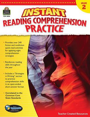 Book cover for Instant Reading Comprehension Practice Grade 2