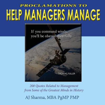 Cover of Proclamations to Help Managers Manage