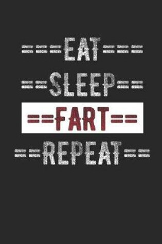 Cover of Funny Journal - Eat Sleep Fart Repeat