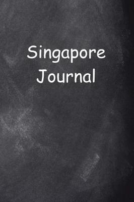Book cover for Singapore Journal Chalkboard Design