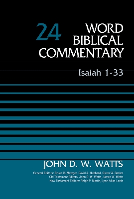 Book cover for Isaiah 1-33, Volume 24
