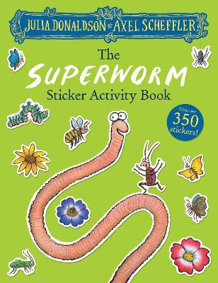 Book cover for The Superworm Sticker Book