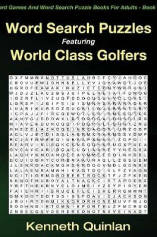 Cover of Word Search Puzzles Featuring World Class Golfers