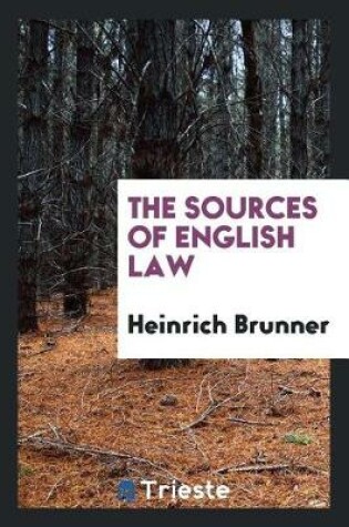 Cover of The Sources of English Law