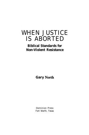 Book cover for When Justice is Aborted